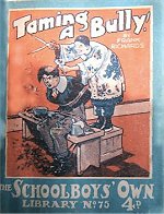 "Taming a Bully!" SOL No. 75 by Frank Richards  Amalgamated Press 1928