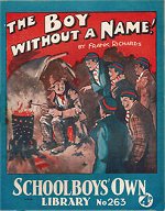 "The Boy Without a Name" SOL No. 263 by Frank Richards  Amalgamated Press 1936
