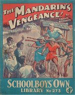 "The Mandarin's Vengeance" SOL No. 273 by Frank Richards  Amalgamated Press 1936