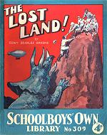 "The Lost Land!" SOL 309 by Edwy Searles Brooks  Amalgamated Press 1937