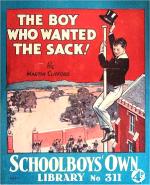 "The Boy Who Wanted the Sack!" SOL 311 by Martin Clifford  Amalgamated Press 1937