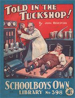 "Told in the Tuckshop" SOL 398 by John Beresford  Amalgamated Press 1940