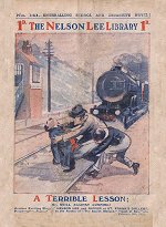 "A Terrible Lesson" by Edwy Searles Brooks, Nelson Lee Library Old Series 141  Amalgamated Press 1918