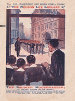 "The Soldier Housemaster" by Edwy Searles Brooks, Nelson Lee Library Old Series 187  Amalgamated Press 1919