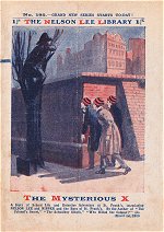 "The Mysterious X" by Edwy Searles Brooks, Nelson Lee Library Old Series 195  Amalgamated Press 1919
