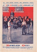 "Bowled Out!" by Edwy Searles Brooks, Nelson Lee Library Old Series 210  Amalgamated Press 1919