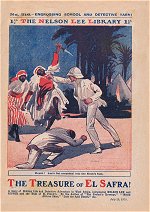 "The Treasure of El Safra" by Edwy Searles Brooks, Nelson Lee Library Old Series 216  Amalgamated Press 1919