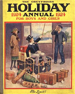 "How Father Christmas Came to White Pine" by Martin Clifford, The Greyfriars Holiday Annual 1924 © Amalgamated Press 1923. Click to download