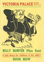 "Billy Bunter Flies East" Theatre Flyer  1959.